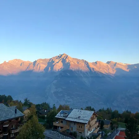 Le Torrent, Duplex Au Centre, Calme Avec Deux A Coucher Et Terrasse Vue Montagne Pour 4 Personnes Apartament Nendaz