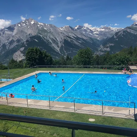 Le Torrent, Duplex Au Centre, Calme Avec Deux A Coucher Et Terrasse Vue Montagne Pour 4 Personnes * Nendaz